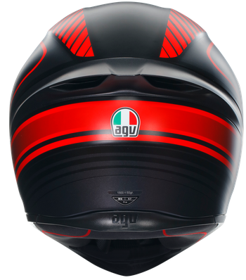 Helmet AGV K1 S WARMUP MATT BLACK/RED