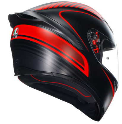 Helmet AGV K1 S WARMUP MATT BLACK/RED