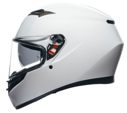 AGV K3 E2206 HELMET - MONO SETA WHITE