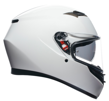 AGV K3 E2206 HELMET - MONO SETA WHITE