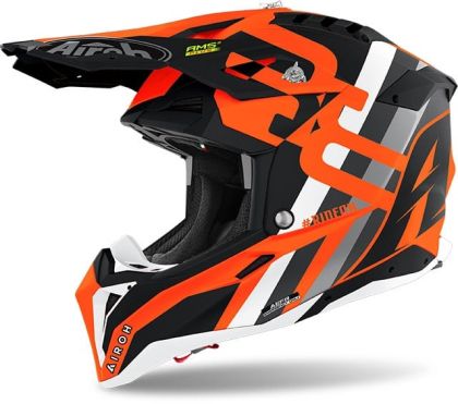 Helmet AIROH AVIATOR 3 RAINBOW ORANGE MATT