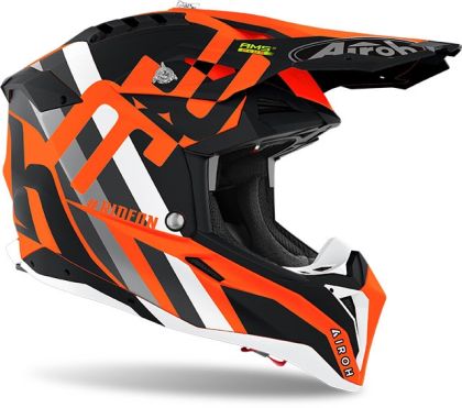 Helmet AIROH AVIATOR 3 RAINBOW ORANGE MATT