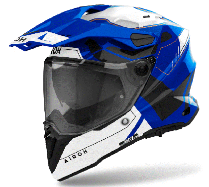 Helmet AIROH COMMANDER 2 REVEAL BLUE GLOSS