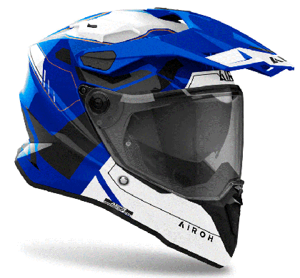 Helmet AIROH COMMANDER 2 REVEAL BLUE GLOSS