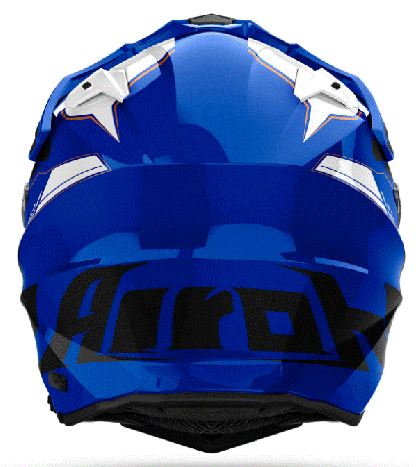 Helmet AIROH COMMANDER 2 REVEAL BLUE GLOSS