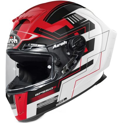 AIROH GP550 S CHALLENGE RED GLOSS HELMET