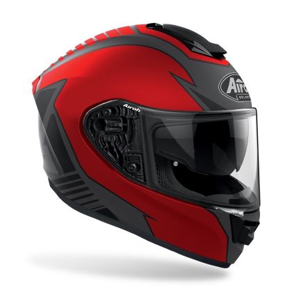 AIROH ST 501 TYPE RED MEATT HELMET