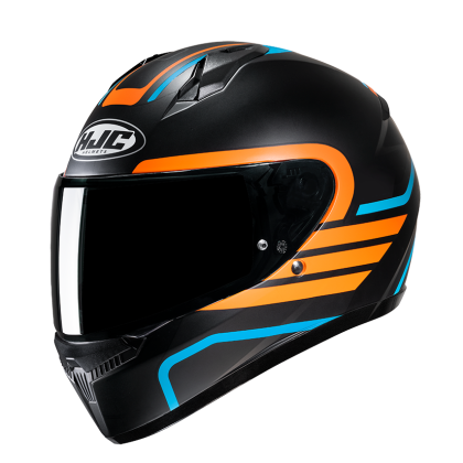 Helmet HJC C10 LITO BLACK/ORANGE/BLUE