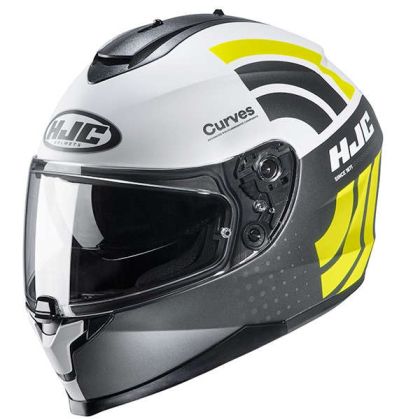 Helmet HJC C70 CURVES YELLOW