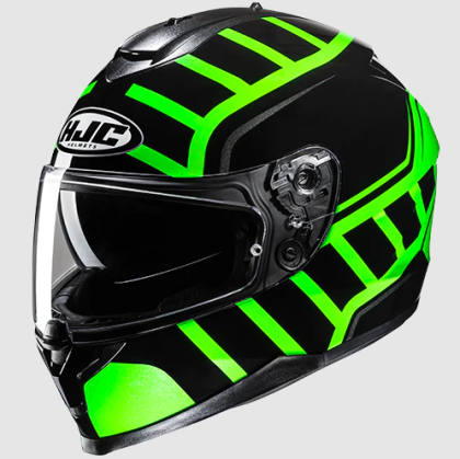 Helmet HJC C70N HOLT BLACK/GREEN