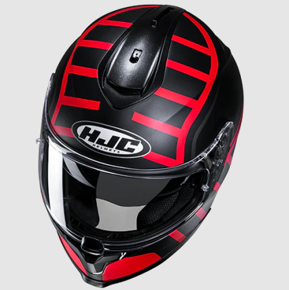 Helmet HJC C70N HOLT BLACK/RED