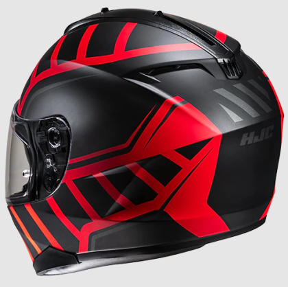 Каска HJC C70N HOLT BLACK/RED