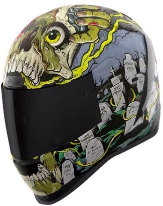 Helmet ICON AIRFORM Dead Serious BK