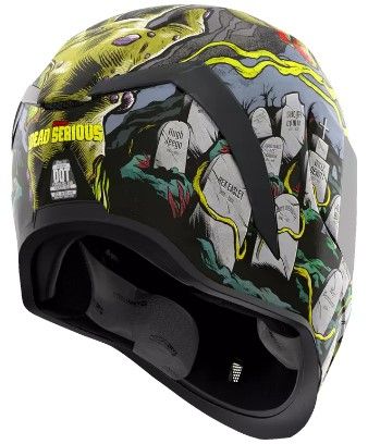 Helmet ICON AIRFORM Dead Serious BK