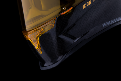 Каска ICON Airframe Pro™ Carbon 4Tress BLACK/GOLD