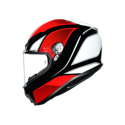 HELMET K-6 S HYPHEN BLACK/RED/WHITE