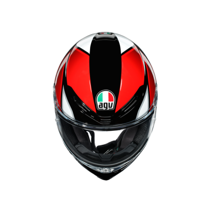 HELMET K-6 S HYPHEN BLACK/RED/WHITE