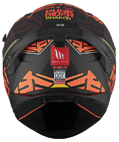 Helmet MT BRAKER SV PUNK RIDER B5 MATT