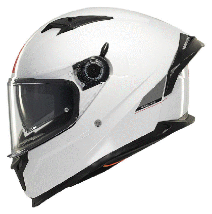 Helmet MT BRAKER SV SOLID A0 GLOSS PEARL WHITE