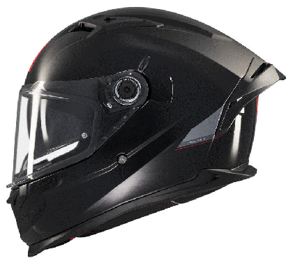 Helmet MT BRAKER SV SOLID A1 GLOSS BLACK