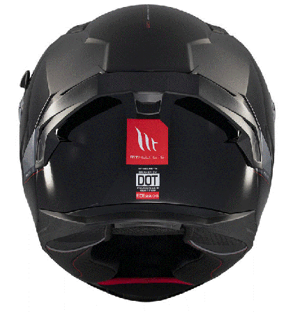 Helmet MT BRAKER SV SOLID A1 GLOSS BLACK