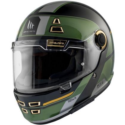 Helmet MT JARAMA 68TH C1 BLACK/GREEN