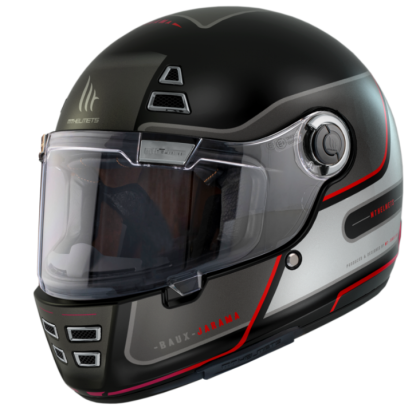 Helmet MT JARAMA BAUX E15 MATT FLUOR RED