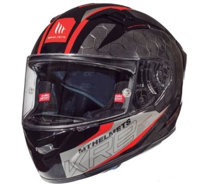 КАСКА MT KRE SNAKE CARBON 2.0 BLACK/RED