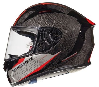 КАСКА MT KRE SNAKE CARBON 2.0 BLACK/RED