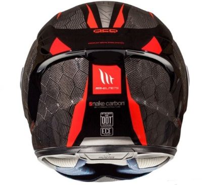 КАСКА MT KRE SNAKE CARBON 2.0 BLACK/RED