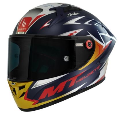 Helmet MT KRE+ CARBON ACOSTA A37 MATT BLUE