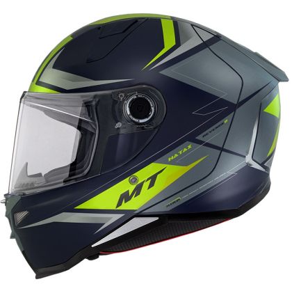 Helmet MT REVENGE 2 S HATAX C3 BLACK/GREY/GREEN MATT