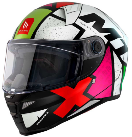 Helmet MT REVENGE 2 S LIGHT C0 PEARL GLOSS