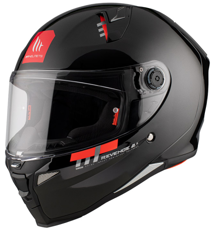 Helmet MT REVENGE 2 S SOLID A1 GLOSS BLACK