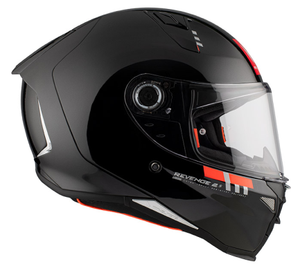 Helmet MT REVENGE 2 S SOLID A1 GLOSS BLACK