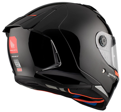 Helmet MT REVENGE 2 S SOLID A1 GLOSS BLACK