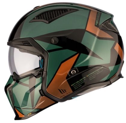 КАСКА MT STREETFIGHTER S SV P1R A9 GREEN/BRONZE