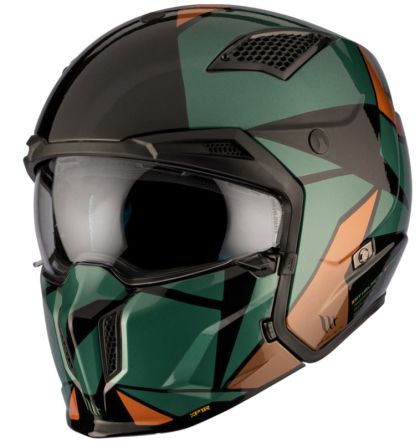 КАСКА MT STREETFIGHTER S SV P1R A9 GREEN/BRONZE