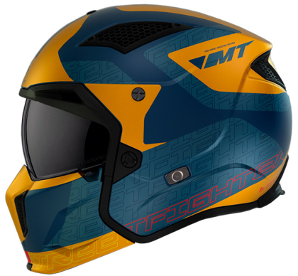 HELMET MT STREETFIGHTER S TOTEM C3 MATT 2 YELLOW