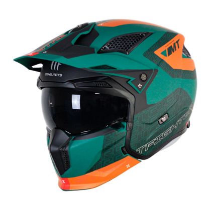 HELMET MT STREETFIGHTER S TOTEM C6 MATT 4 GREEN