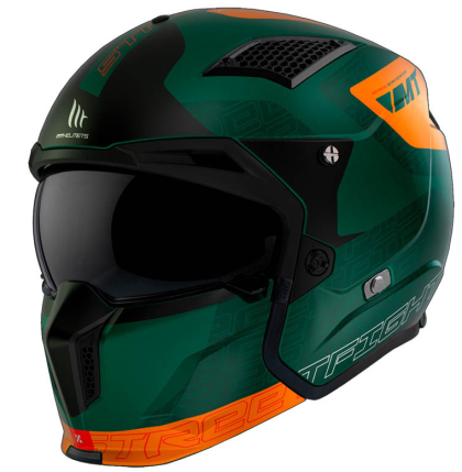 HELMET MT STREETFIGHTER S TOTEM C6 MATT 4 GREEN