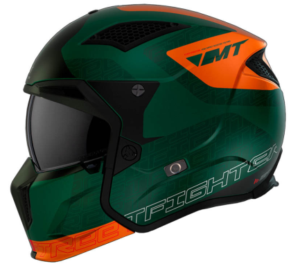 HELMET MT STREETFIGHTER S TOTEM C6 MATT 4 GREEN