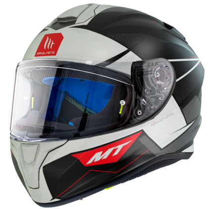 Helmet MT TARGO PODIUM B0 MATT PEARL WHITE