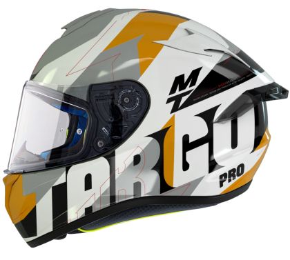 Каска MT TARGO PRO BIGER GLOSS PEARL YELLOW