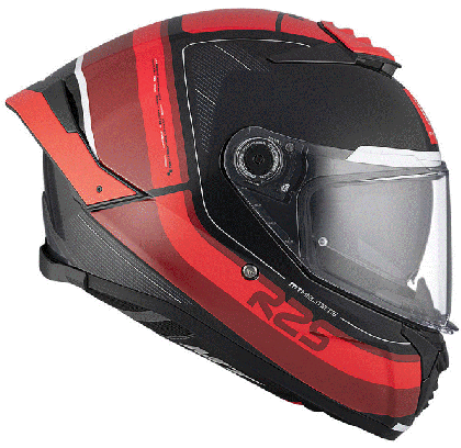 Casca MT THUNDER 4 SV R25 B35 NEGRU/ROSU