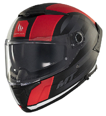 Helmet MT THUNDER 4 SV TREADS B5 MATT GRAY/RED