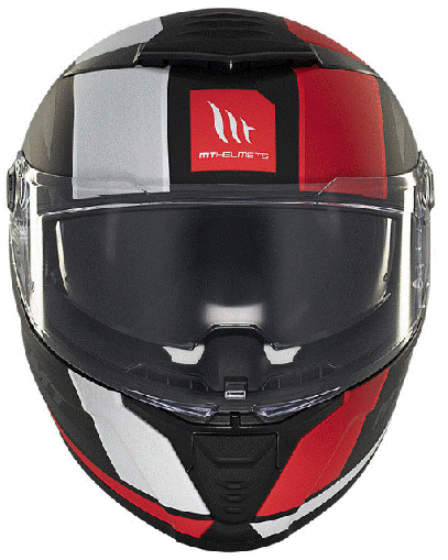 Helmet MT THUNDER 4 SV TREADS B5 MATT GRAY/RED