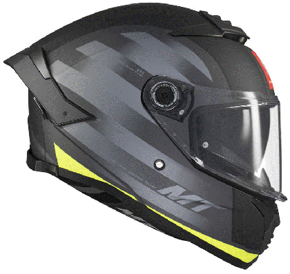 Helmet MT THUNDER 4 SV TREADS D3 MATT GRAY/YELLOW