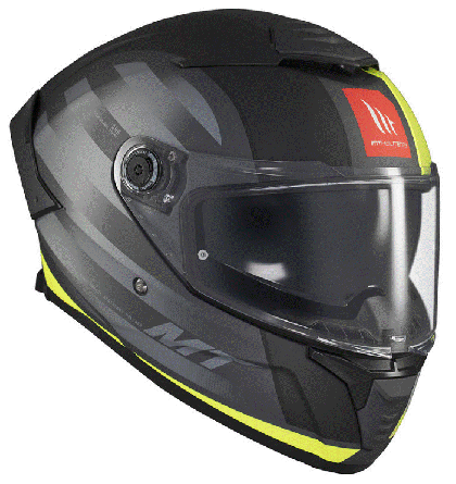 Helmet MT THUNDER 4 SV TREADS D3 MATT GRAY/YELLOW