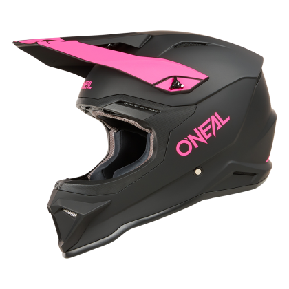 Каска O'NEAL 1SERIES SOLID BLACK/PINK V.24